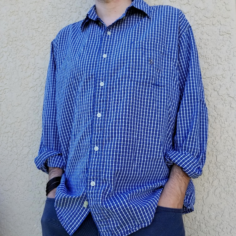 U.S. Polo Assn Plaid Dress Shirt